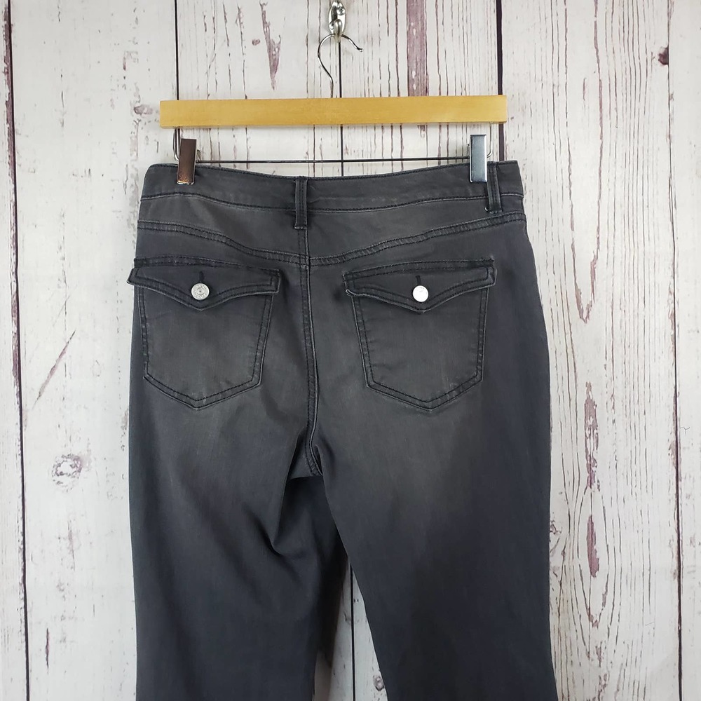 Gloria Vanderbilt All Around Slimming Jeans Womens Size 6 Bootcut Black - Picture 7 of 9